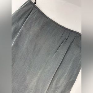 Dana Buchman Womens Charcoal Gray Ponte Knit Skirt Size 14 Rayon Wool Blend GHR5